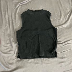 Mock neck tank top